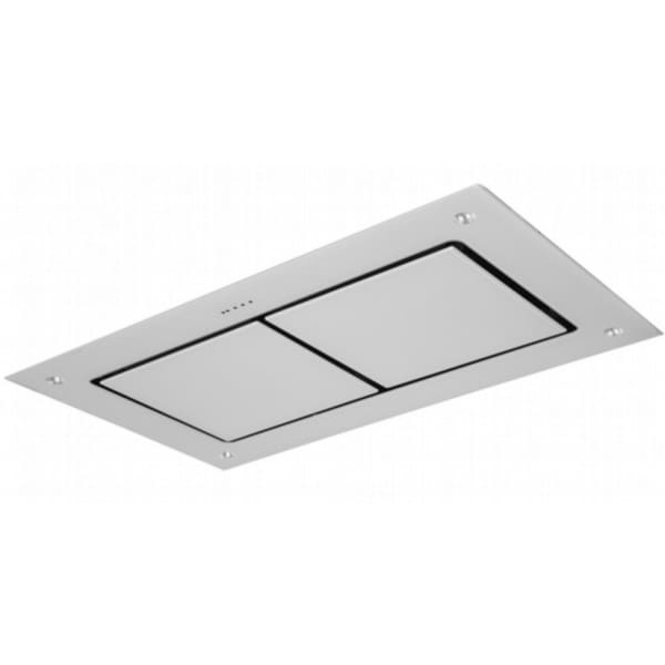 Hotte De Plafond SILVERLINE 100 Cm Blanc & Verre (4226.100W) Hotte De Plafond SILVERLINE 100 Cm Blanc & Verre (4226.100W)